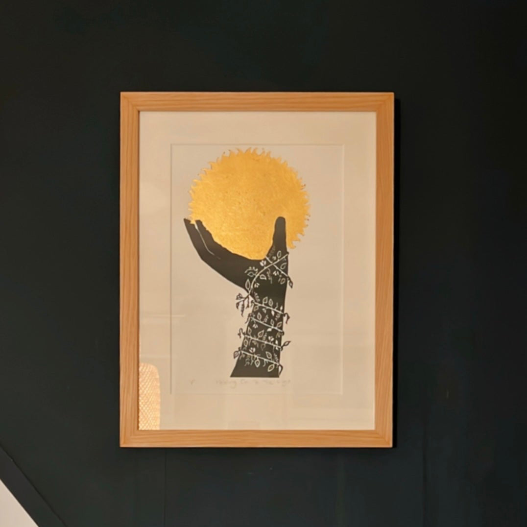 Framed Holding On To The Light Original Print