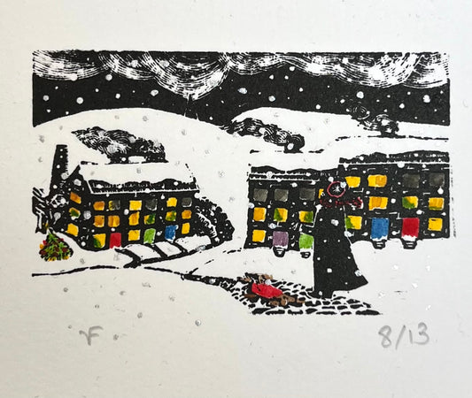 Welcome Home Wood Engraving